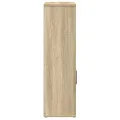 Bibliothèque chêne sonoma 60x24x85 cm bois d'ingénierie