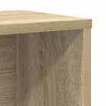 Bibliothèque chêne sonoma 60x24x85 cm bois d'ingénierie