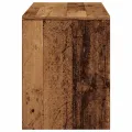 Tabouret de toilette vieux bois 70x35x45 cm bois d'ingénierie