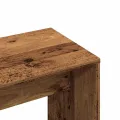 Tabouret de toilette vieux bois 70x35x45 cm bois d'ingénierie