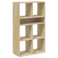 Bibliothèque chêne sonoma 66x31x112 cm bois d'ingénierie