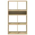 Bibliothèque chêne sonoma 66x31x112 cm bois d'ingénierie
