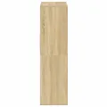 Bibliothèque chêne sonoma 66x31x112 cm bois d'ingénierie