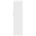 Bibliothèque blanc 66x31x112 cm bois d'ingénierie