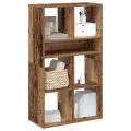 Bibliothèque vieux bois 66x31x112 cm bois d'ingénierie