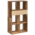 Bibliothèque vieux bois 66x31x112 cm bois d'ingénierie