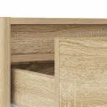 Meuble TV avec lumières LED chêne sonoma 75x35,5x25 cm