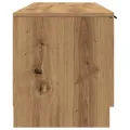 Meuble TV chêne artisanal 140x35x40 cm bois d'ingénierie