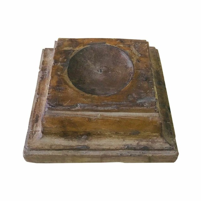 Candeliere Alexandra House Living Legno Riciclato 27 x 11 x 27 cm