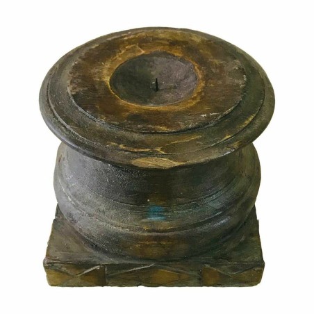 Kandelaar Alexandra House Living Gerecycleerd Hout 23 x 20 x 24 cm