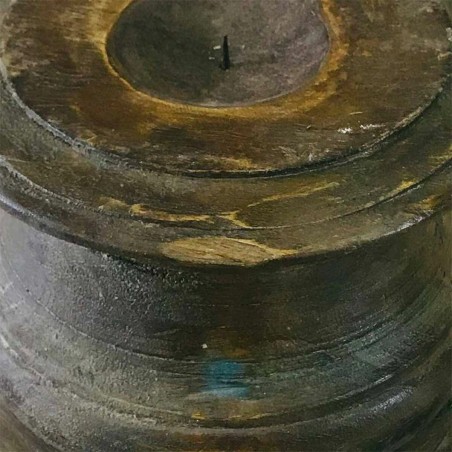 Candeliere Alexandra House Living Legno Riciclato 23 x 20 x 24 cm