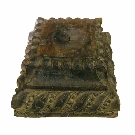 Candlestick Alexandra House Living Recycled Wood 25 x 16 x 26 cm