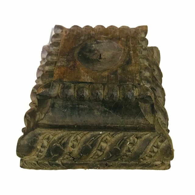 Kandelaar Alexandra House Living Gerecycleerd Hout 25 x 16 x 26 cm