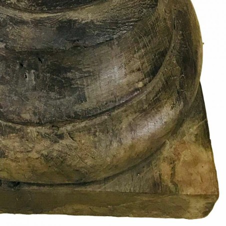 Candlestick Alexandra House Living Recycled Wood 30 x 21 x 31 cm