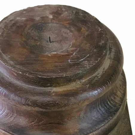 Candlestick Alexandra House Living Recycled Wood 27 x 20 x 28 cm