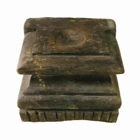 Kerzenhalter Alexandra House Living Recyceltes Holz 20 x 22 x 27 cm