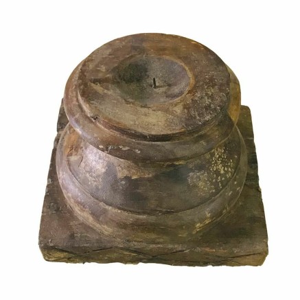 Kandelaar Alexandra House Living Gerecycleerd Hout 23 x 19 x 26 cm