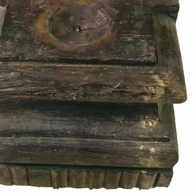 Candelero Alexandra House Living Madera Reciclada 20 x 22 x 27 cm