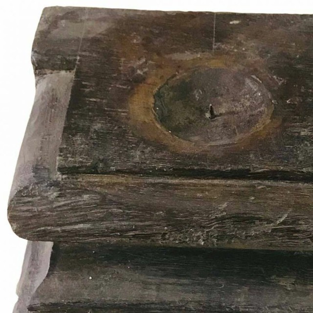 Candelero Alexandra House Living Madera Reciclada 20 x 22 x 27 cm