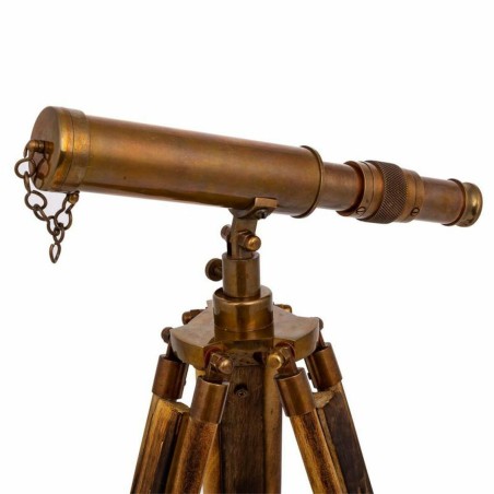 Decorative Figure Alexandra House Living Bronze Telescope 2 x 25 x 4 c