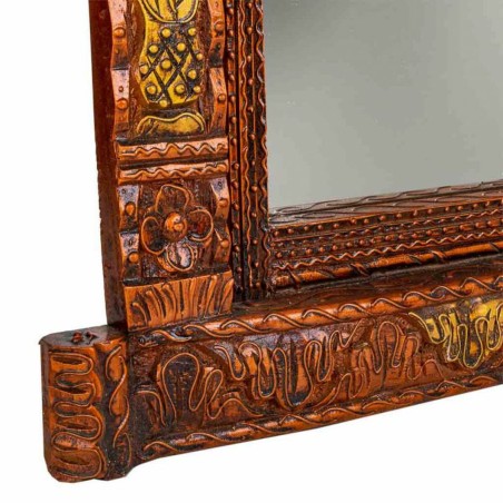 Wandspiegel Alexandra House Living Weiß 10 x 68 x 51 cm Geometrisch