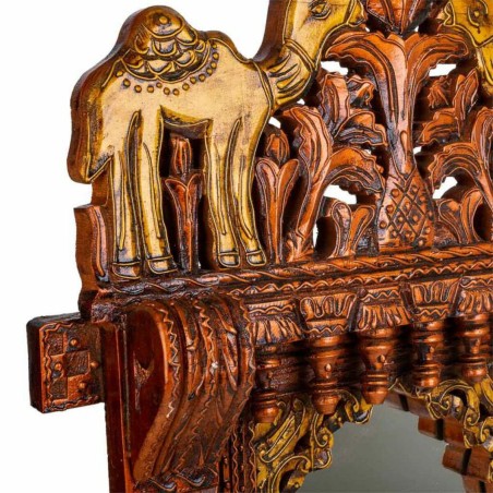 Miroir mural Alexandra House Living Blanc 10 x 68 x 51 cm Géométriqu