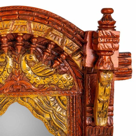 Miroir mural Alexandra House Living Blanc 10 x 51 x 59 cm Géométriqu