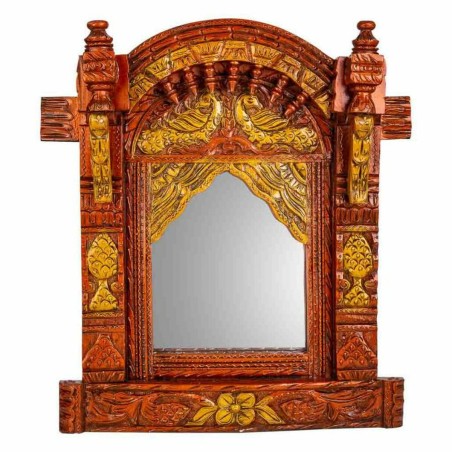 Miroir mural Alexandra House Living Blanc 10 x 51 x 59 cm Géométriqu