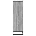 Bibliothèque sonoma gris 33,5x33x107,5 cm bois d'ingénierie