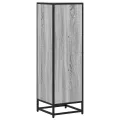 Bibliothèque sonoma gris 33,5x33x107,5 cm bois d'ingénierie