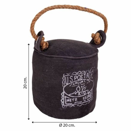 Fermaporta Alexandra House Living Tela 20 x 20 x 20 cm Nero 2