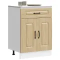 Armoire de cuisine Kalmar chêne sonoma bois d'ingénierie