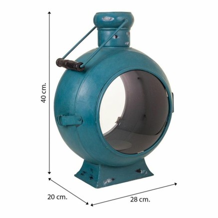 Farol Alexandra House Living Vidrio Hierro 40 x 20 x 28 cm 2