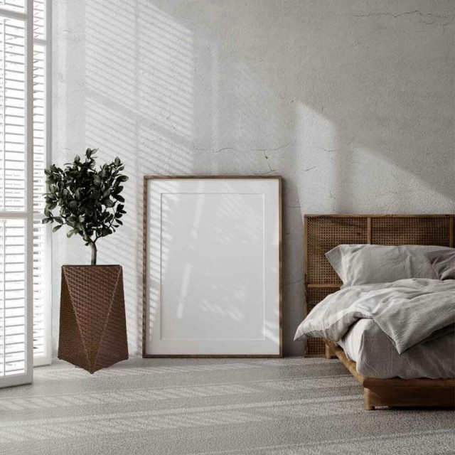 Vaso Alexandra House Living Marrone scuro Ferro Rattan Plastica 31 x 5