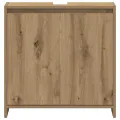 Armoire lavabo de salle de bain chêne artisanal 60x33x60 cm