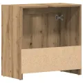 Armoire lavabo de salle de bain chêne artisanal 60x33x60 cm