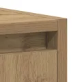 Armoire lavabo de salle de bain chêne artisanal 60x33x60 cm