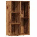 Bibliothèque vieux bois 45x25x80 cm bois d'ingénierie
