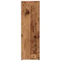 Bibliothèque vieux bois 45x25x80 cm bois d'ingénierie