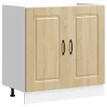 Meuble bas pour évier Kalmar chêne sonoma bois ingénierie