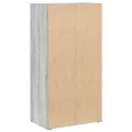 Bibliothèque sonoma gris 40x24x77 cm bois d'ingénierie