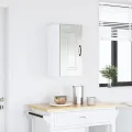 Armoire murale de cuisine Kalmar gris béton bois d'ingénierie
