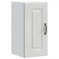 Armoire murale de cuisine Kalmar gris béton bois d'ingénierie