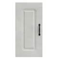 Armoire murale de cuisine Kalmar gris béton bois d'ingénierie