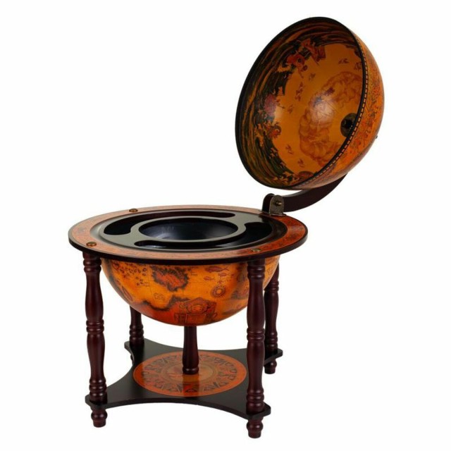 Wereldbol Alexandra House Living Bruin 42 x 57 x 42 cm Flessenkast