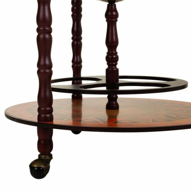 Mappamondo Alexandra House Living Marrone 55 x 93 x 55 cm Portabottigl