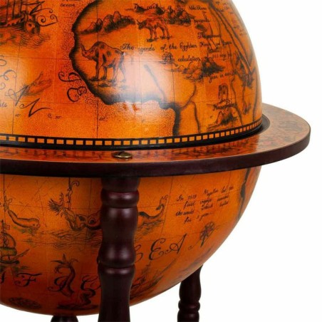 Globo Terraqueo Alexandra House Living Marrón 55 x 93 x 55 cm Mueble