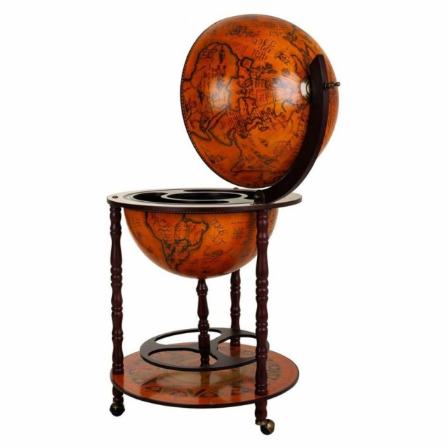 Globe terrestre Alexandra House Living Marron 55 x 93 x 55 cm Meuble