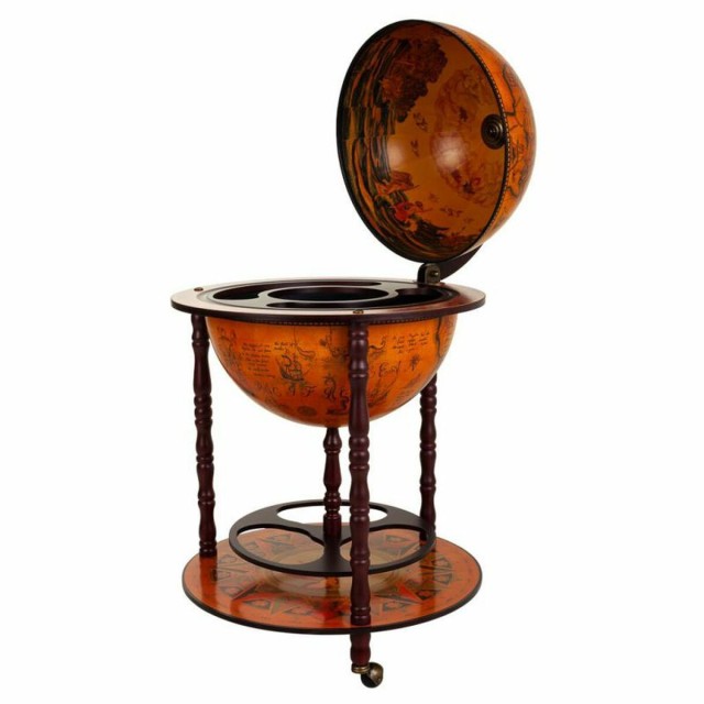 Wereldbol Alexandra House Living Bruin 55 x 93 x 55 cm Flessenkast