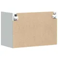 Armoire murale de cuisine Kalmar blanc bois d'ingénierie